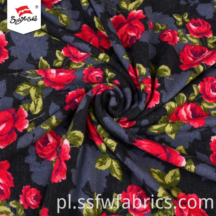 Fashion Flower Print Fabric